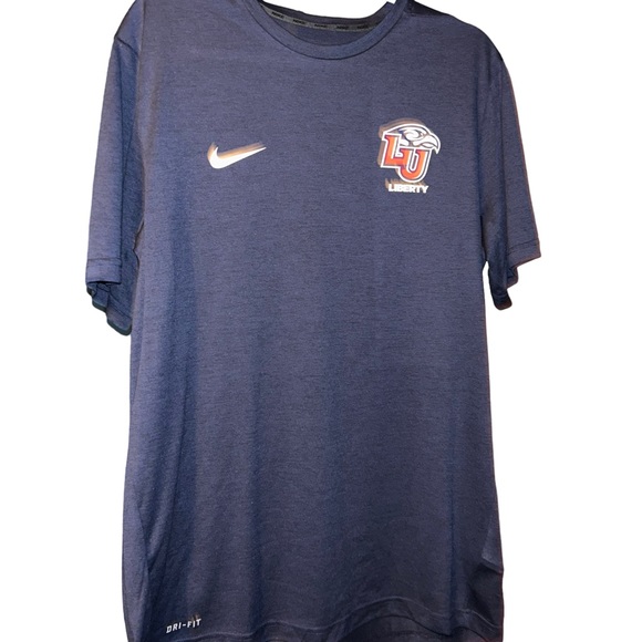 tervis Other - Nike liberty university Flames navy performance Tshirt tee size L Large stretch